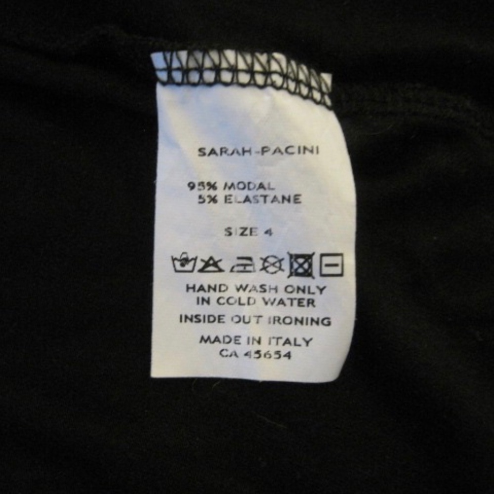 Sarah Pacini Metallic Printed Top - Picture 6 of 9
